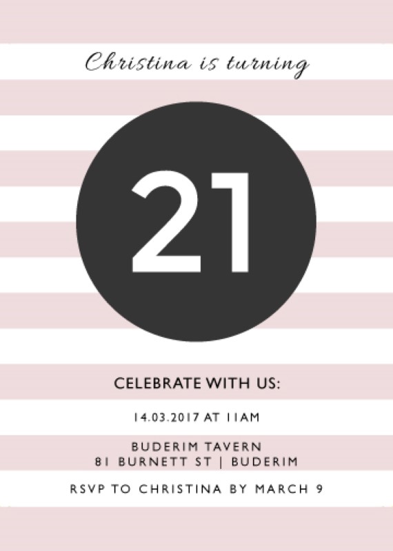 An Event Worth Celebrating Birthday Invitations - Digital Printing design preview