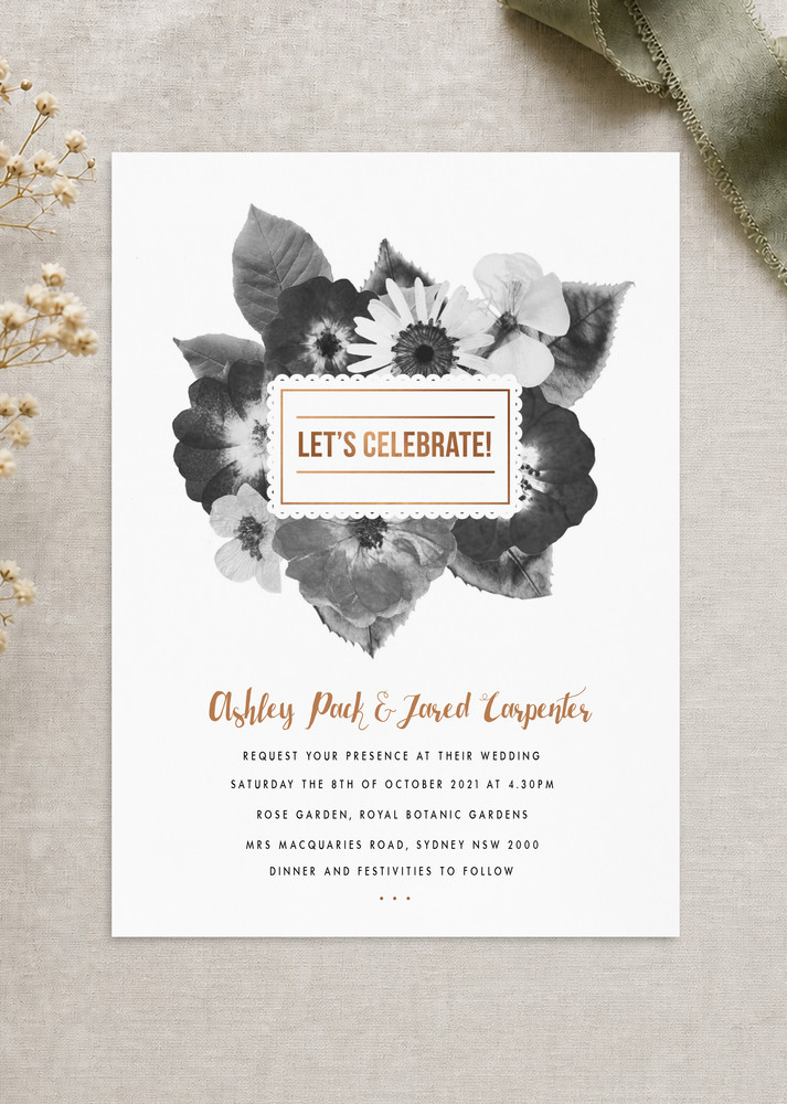 Spring Collection Wedding Invitations - Digital Printing design preview