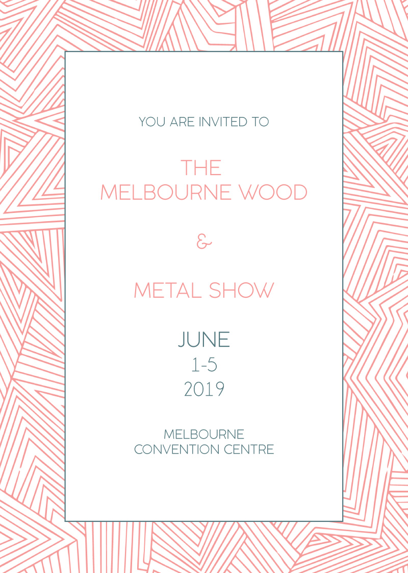 Lines Corporate Event Invitations - Letterpress design preview