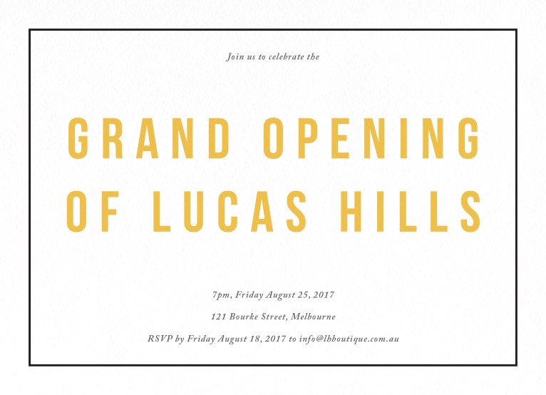 Get Ready Corporate Event Invitations - Foil Stamp design preview