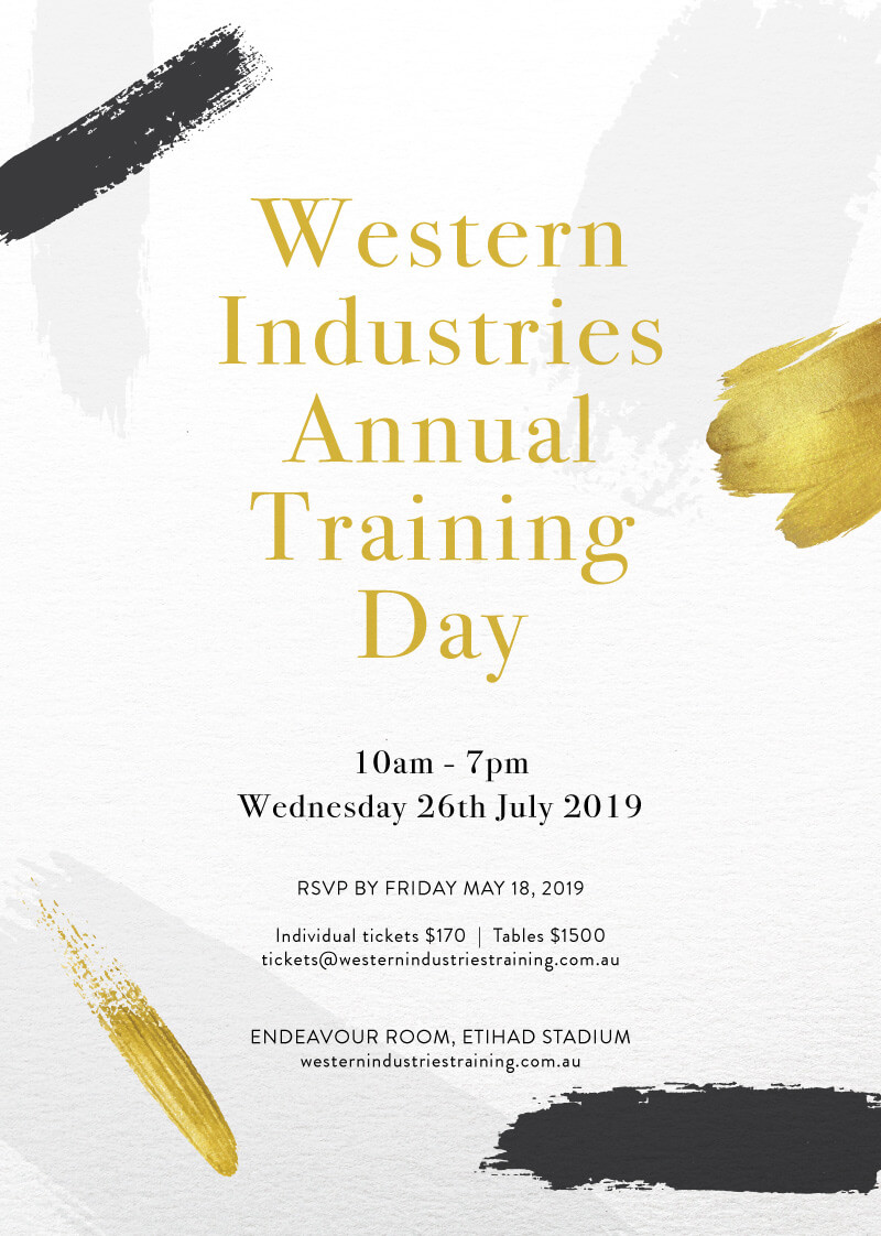 Gold Strokes Corporate Event Invitations - Flat Foil design preview