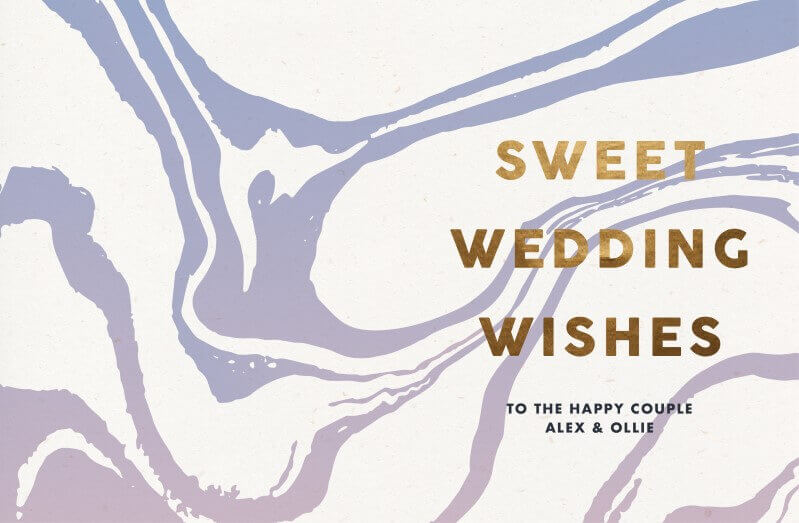 Swala Wedding Cards - Flat Foil design preview