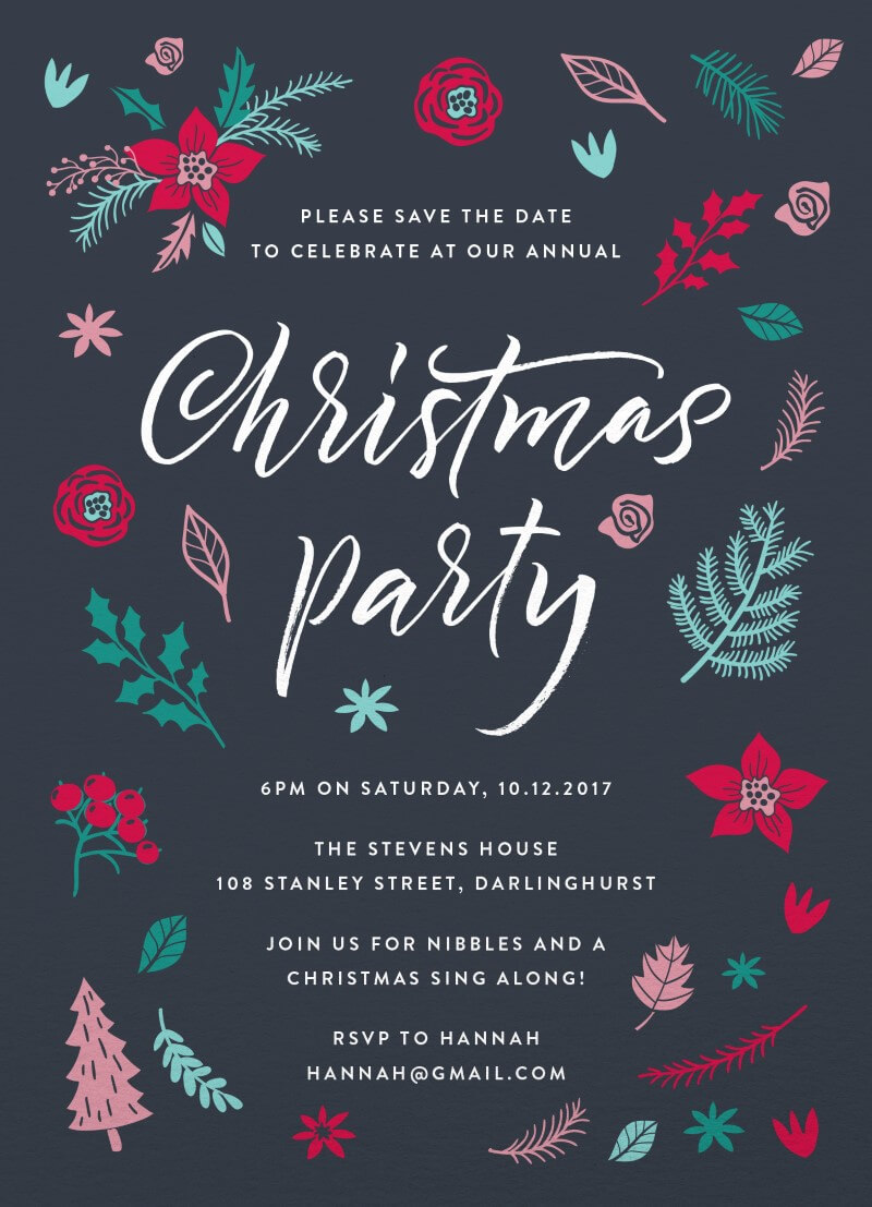 Merry Little Chri DP Christmas Party Invitations