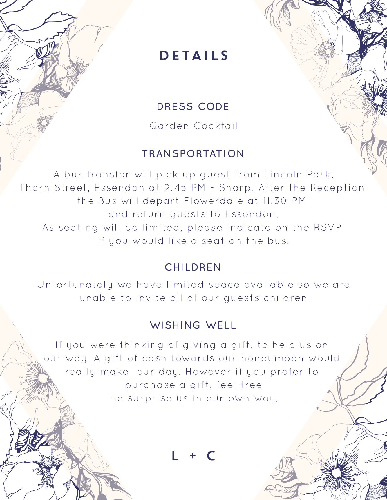 Blue Contour - Information Cards