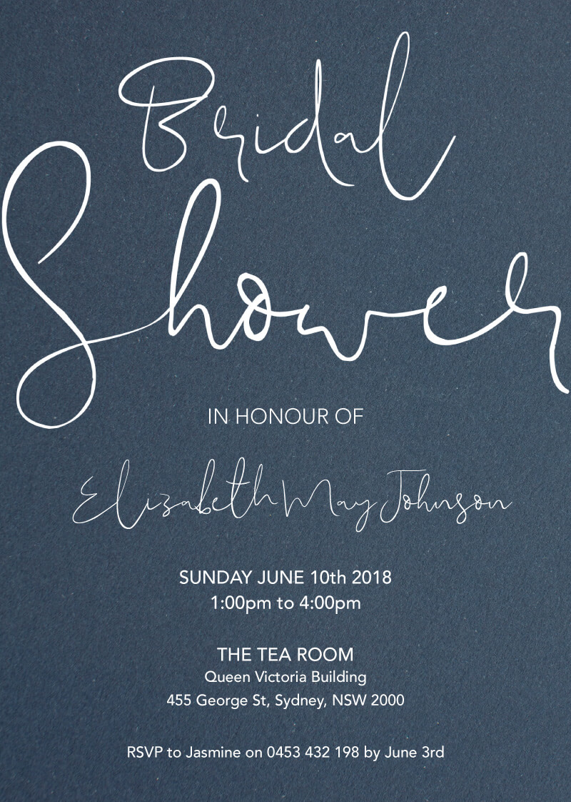 Bridal Shower - Bridal Shower Invitations