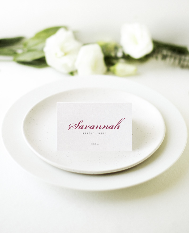 Movie Theatre - Wedding Place Cards