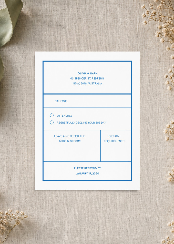 Modern - RSVP Cards