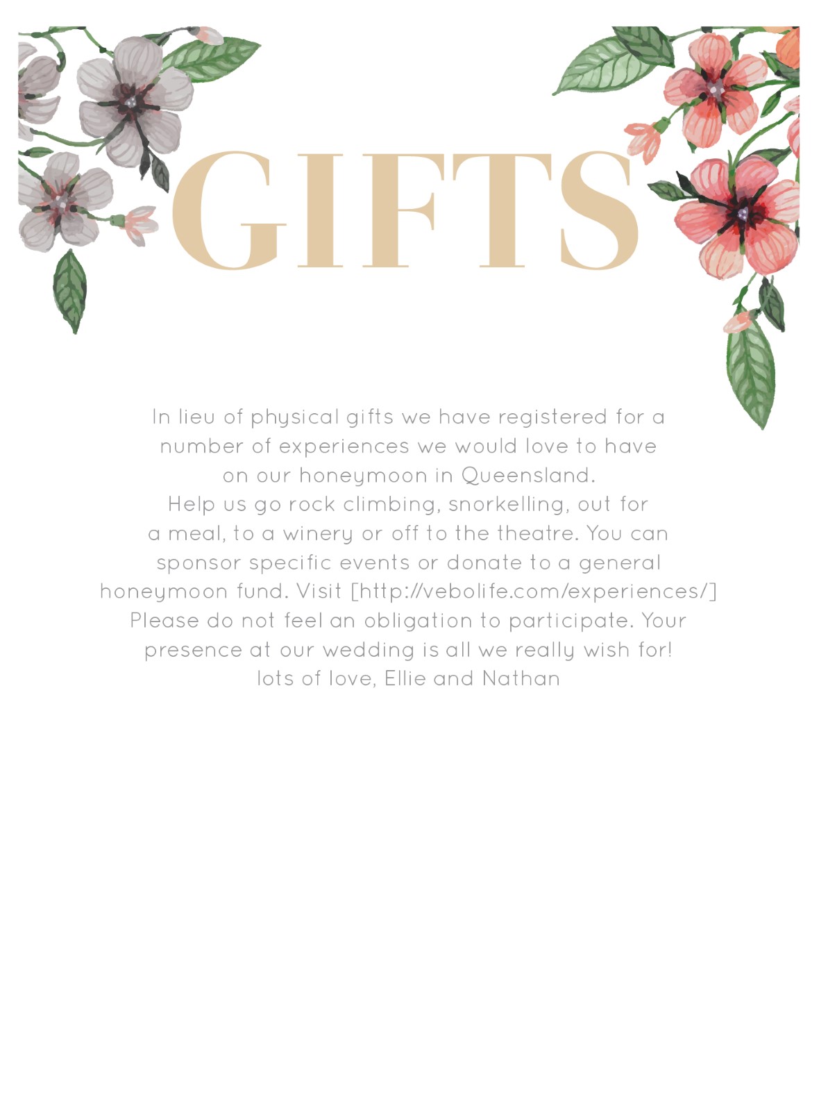 Floral Circle Invitation Set Wishing Well - Digital Printing design preview