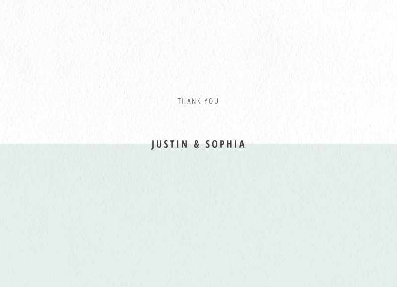 Neapolitan Icecream Wedding Thank You Cards - Digital Printing design preview