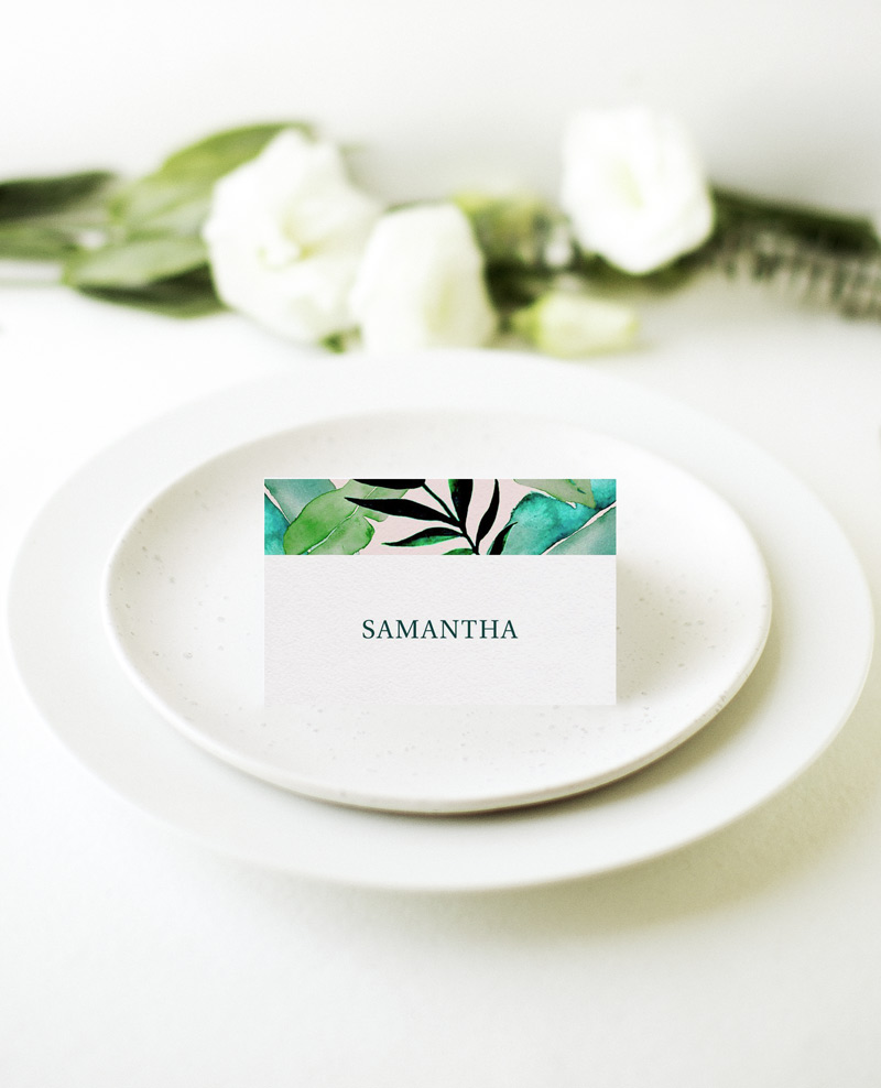 Kandara Wedding Place Cards - Digital Printing design preview