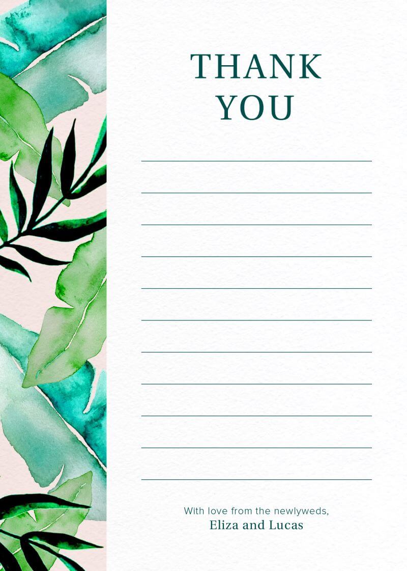 Kandara Wedding Thank You Cards - Digital Printing design preview
