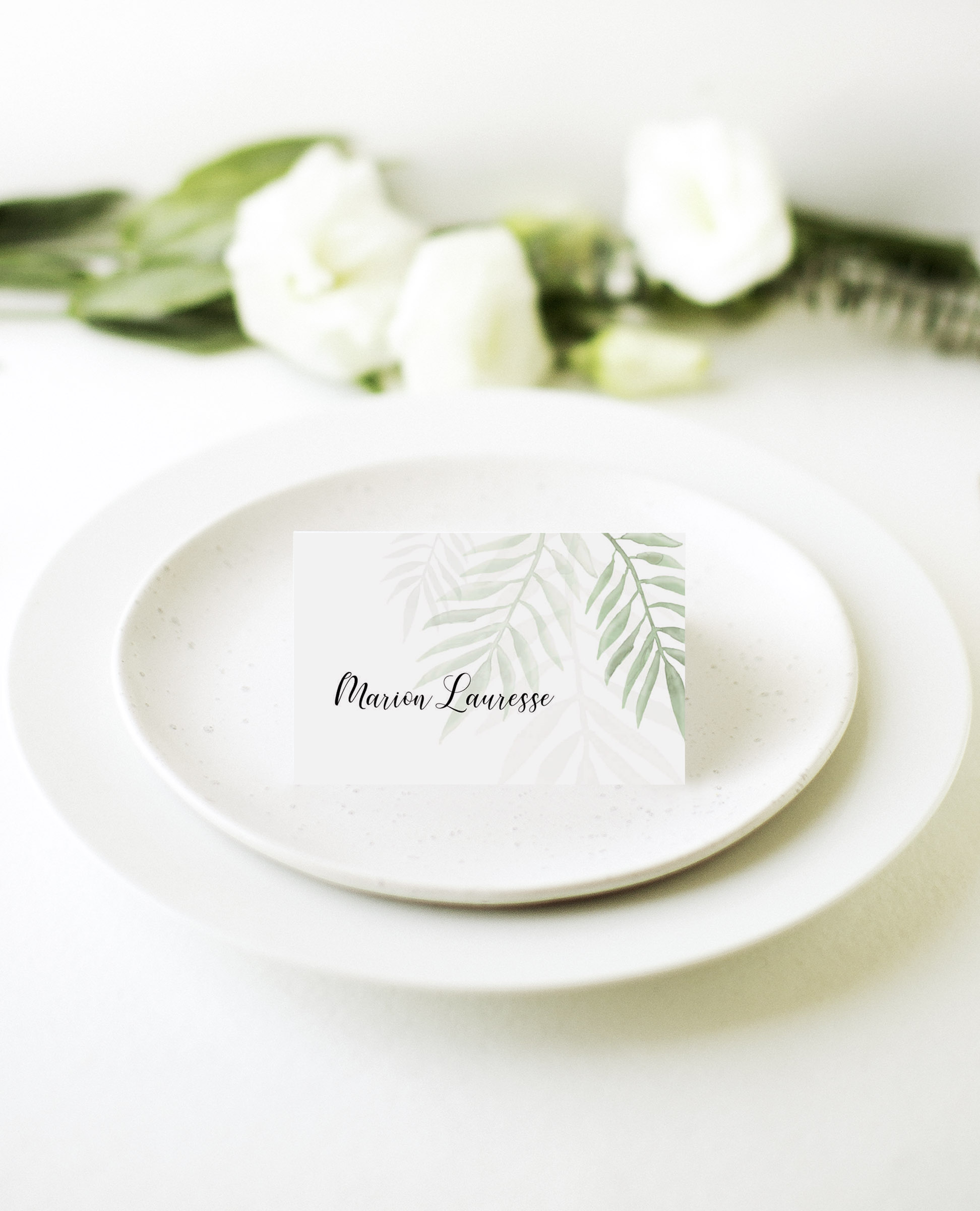Forest Walk Wedding Place Cards - Digital Printing design preview