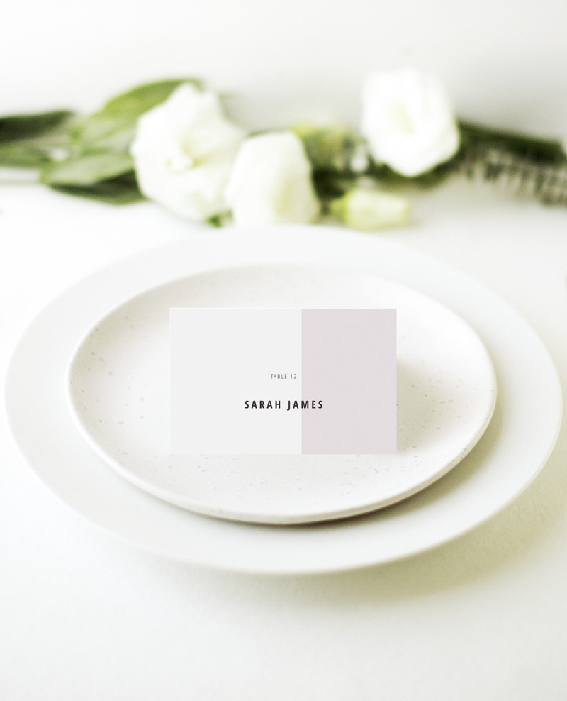 Neapolitan Icecream - Wedding Place Cards