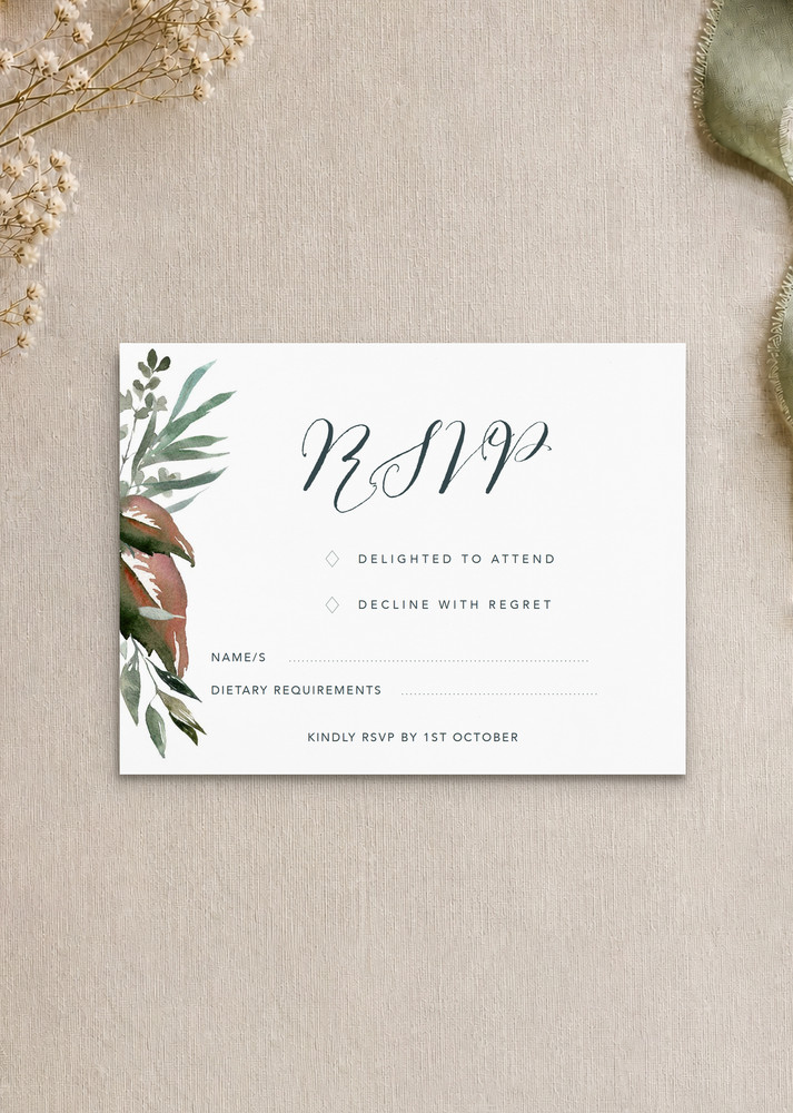 Melaleuca - RSVP Cards