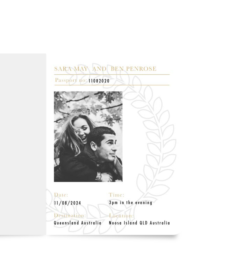 Voyage - Wedding Invitations