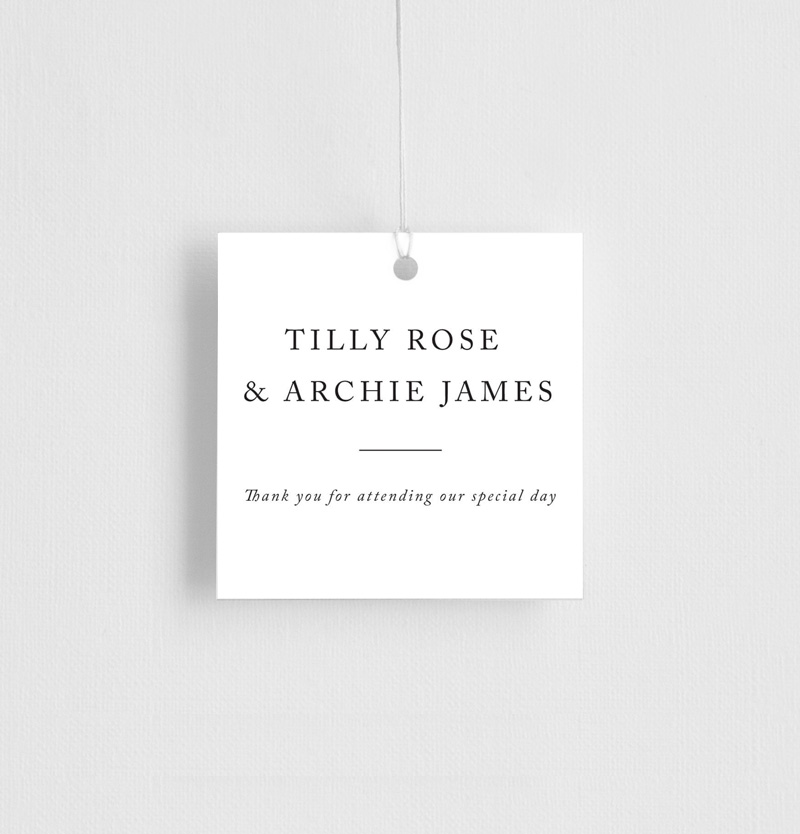 Black And White Gift Tags - Digital Printing design preview