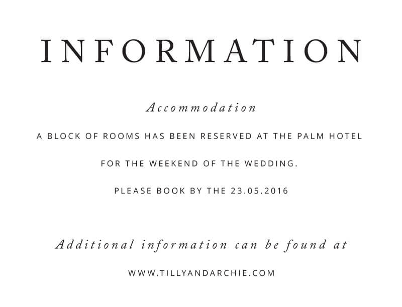 Black And White Information Cards - Digital Printing design preview