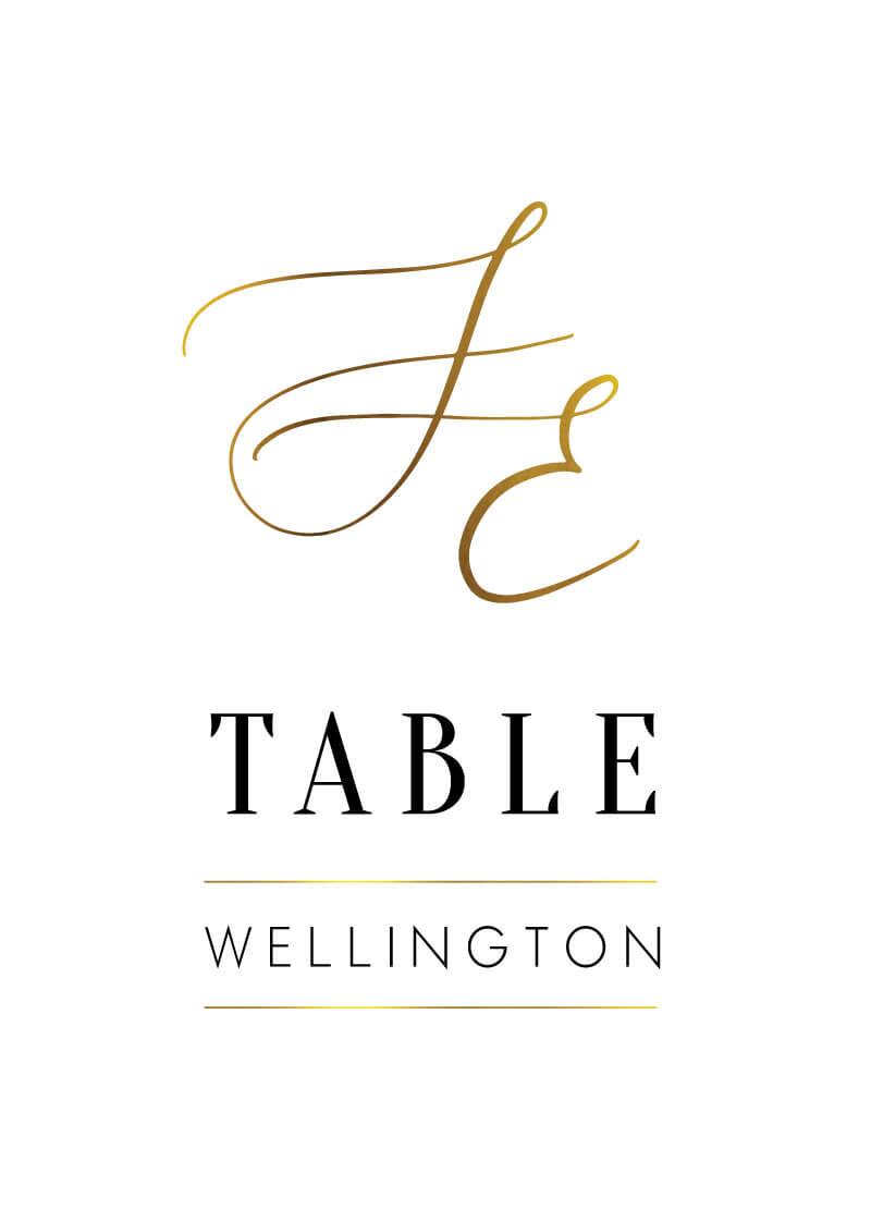 Milieu - Table Numbers