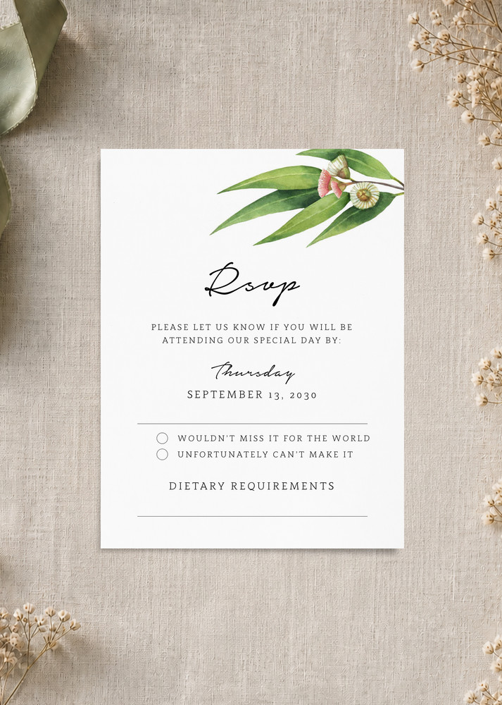 Flowering Gum - RSVP Cards