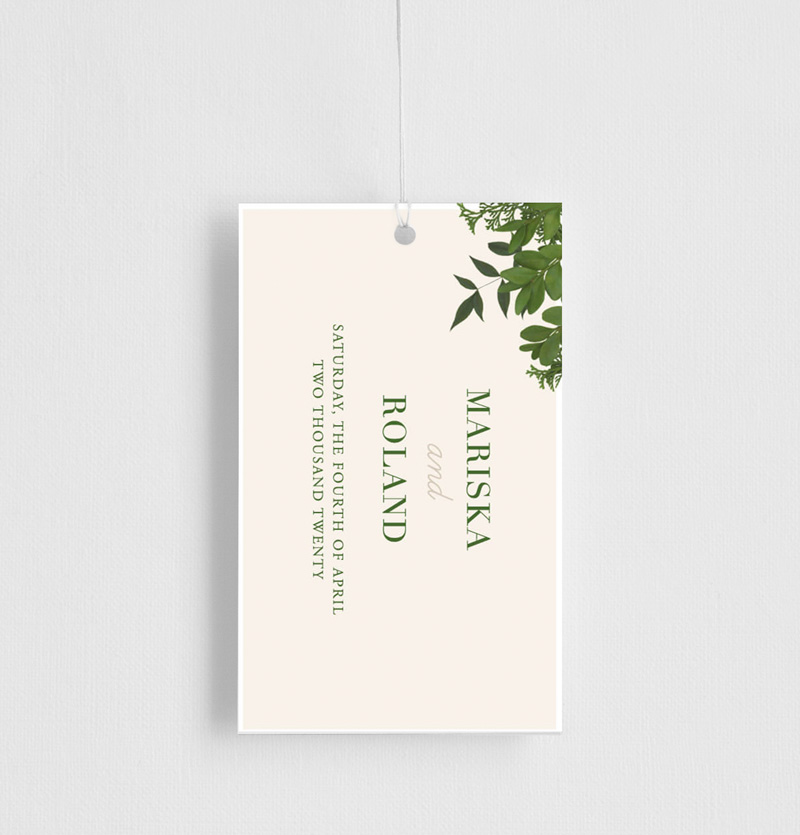Mod Botanical Gift Tags - Digital Printing design preview