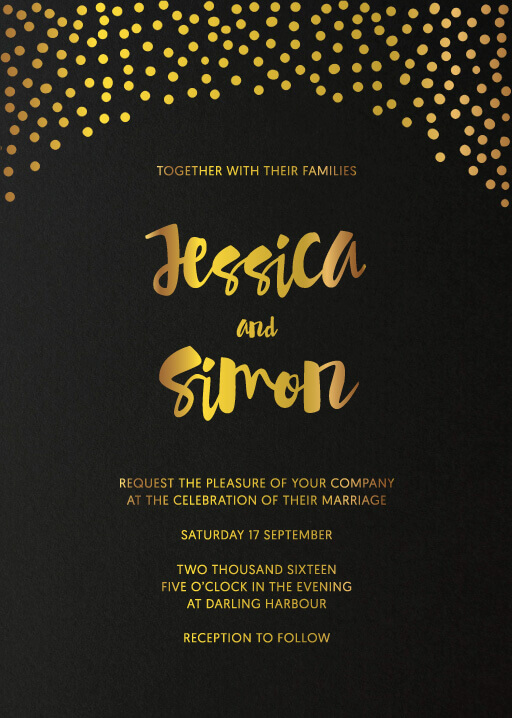 Foil Of Dreams | CSF | Wedding Invitations