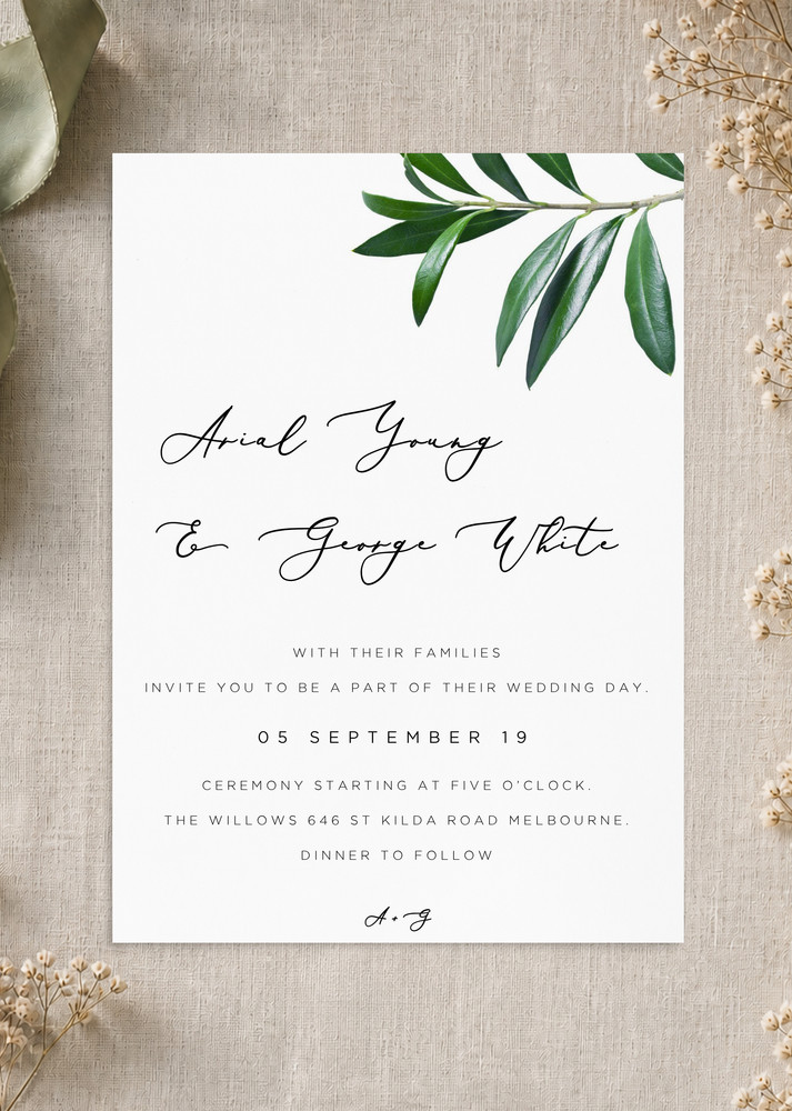 Olive - Wedding Invitations