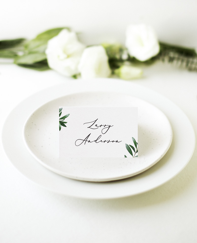 Olive - Wedding Place Cards