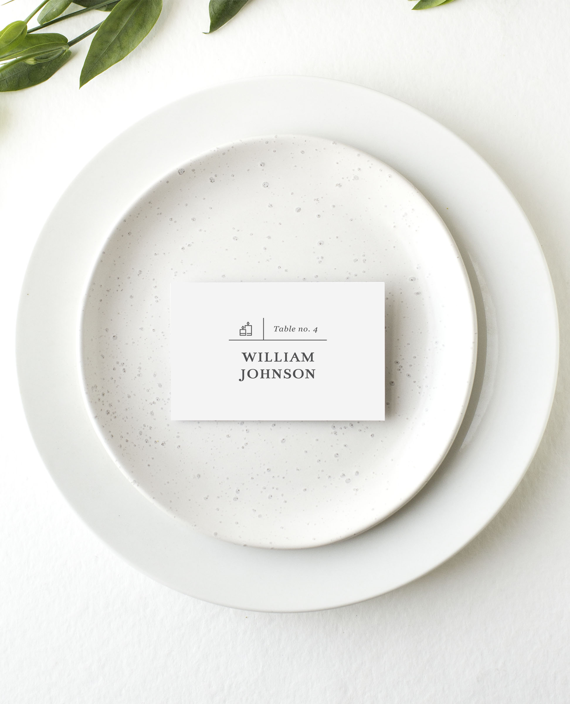 Type On Line | Digital Printing | Place Cards