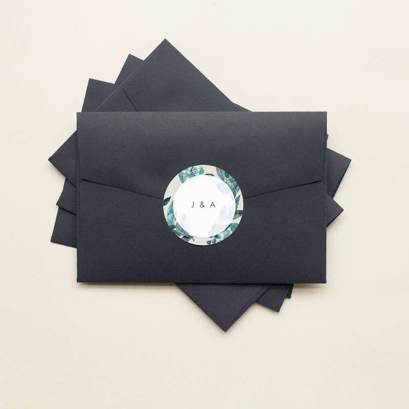 Stylistically Green Stickers - Digital Printing design preview