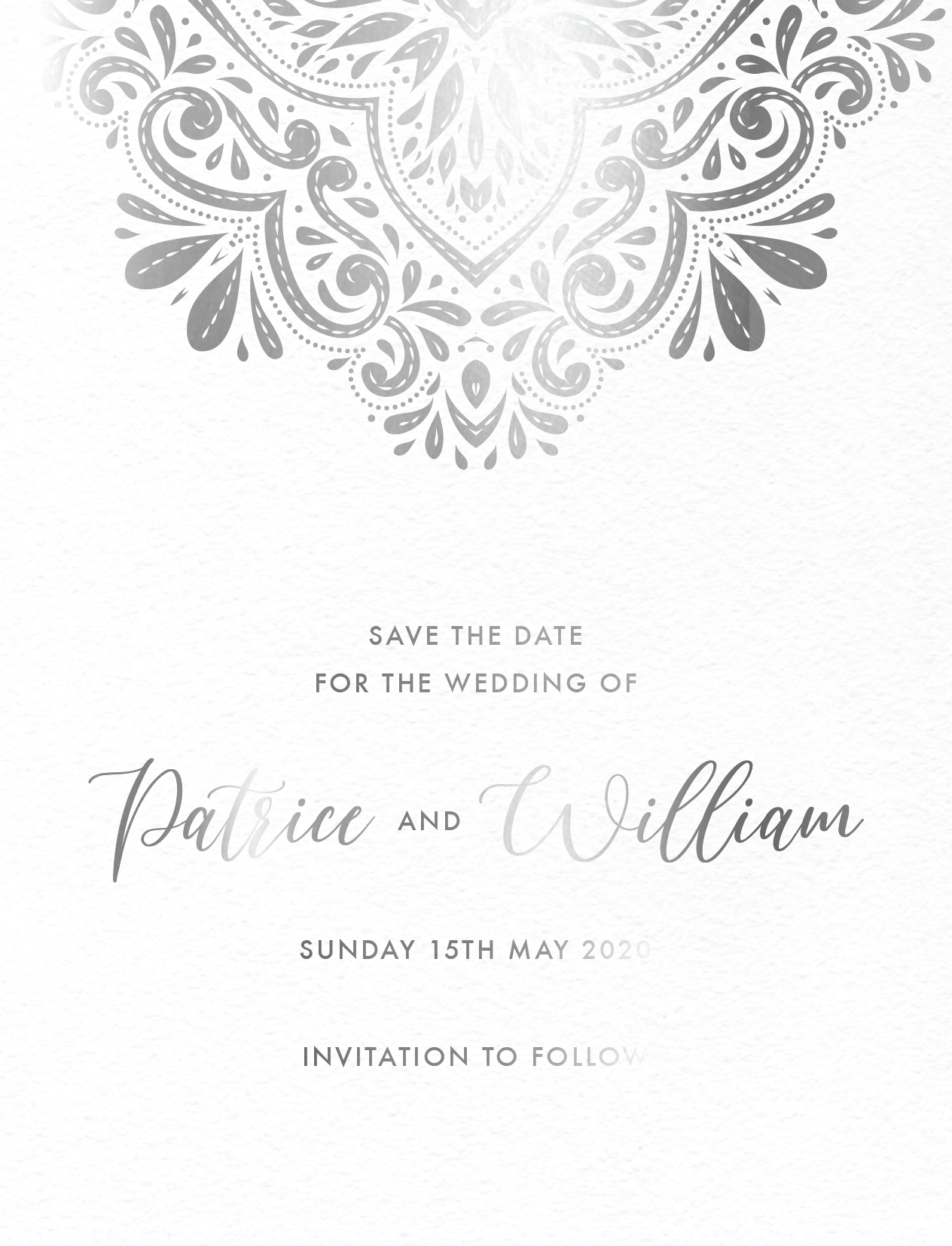 India - Save The Date