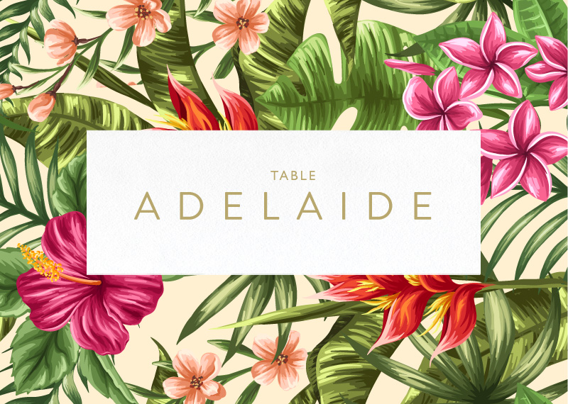 Sweet Tropical - Table Numbers