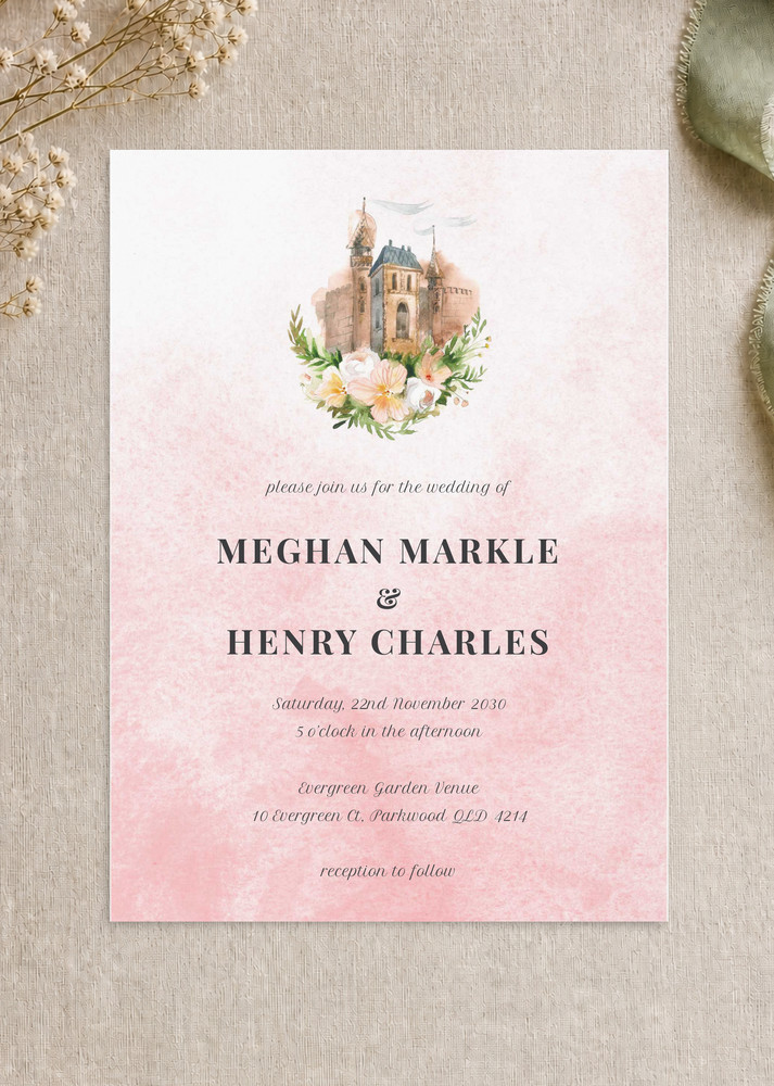 The Castle - Wedding Invitations