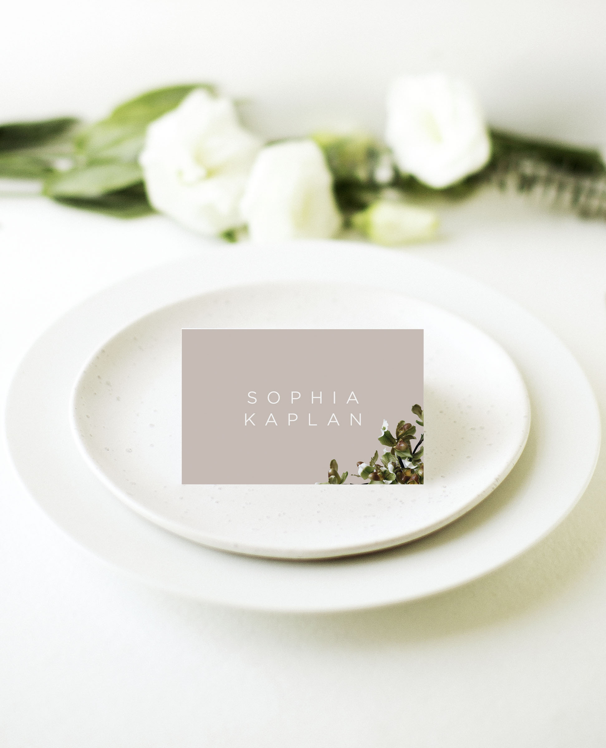 Sophia Kaplan Wedding Place Cards - Digital Printing design preview