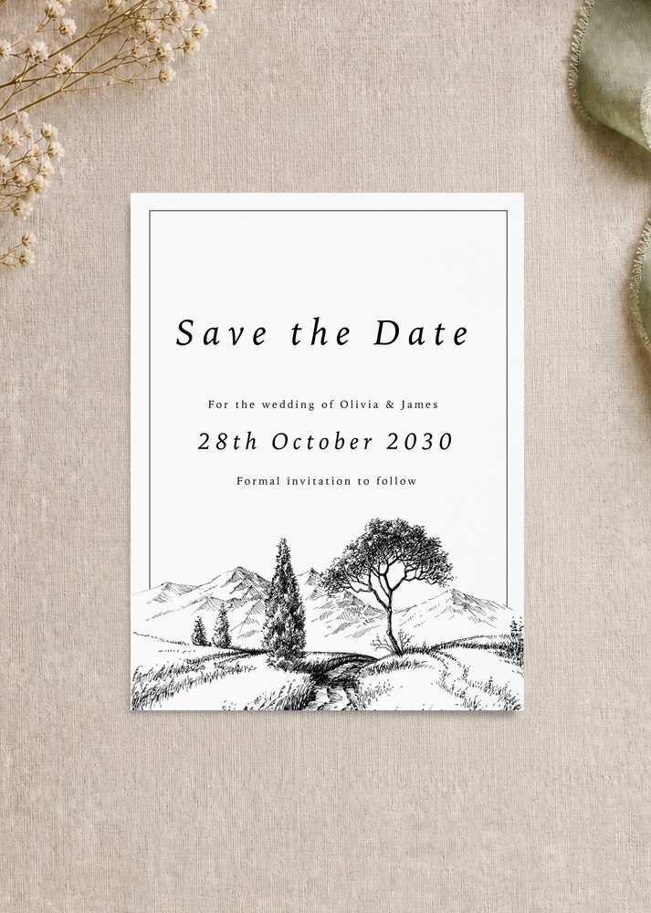 Love Land Save The Date - Digital Printing design preview