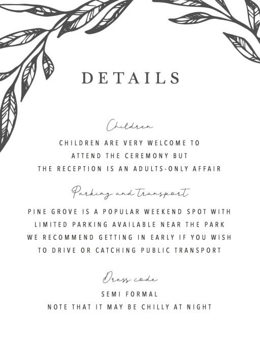 Olea information card design from Paperlust.