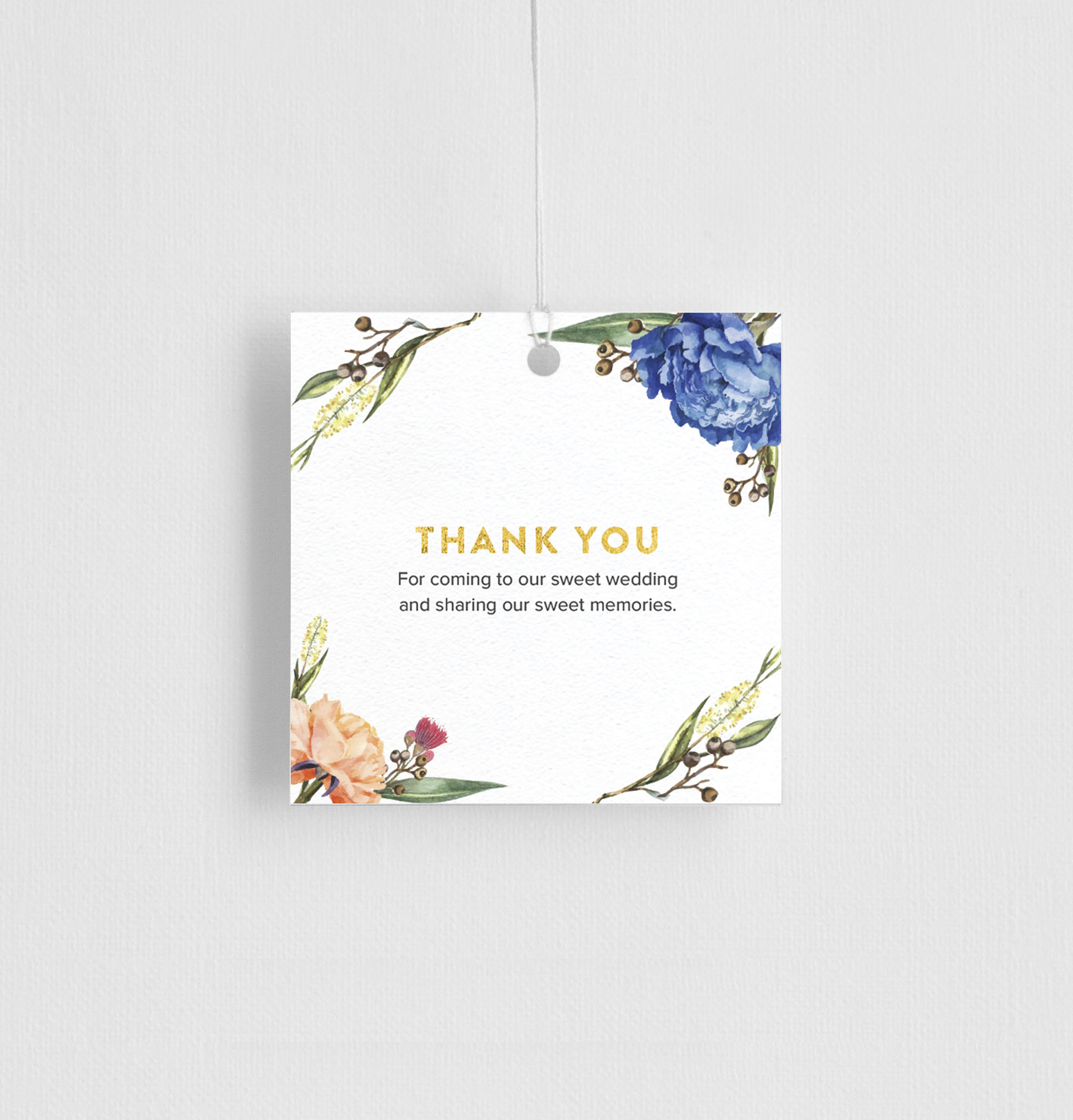 Garden Party Gift Tags - Flat Foil design preview