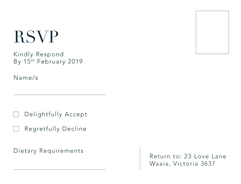 1920 - RSVP Cards