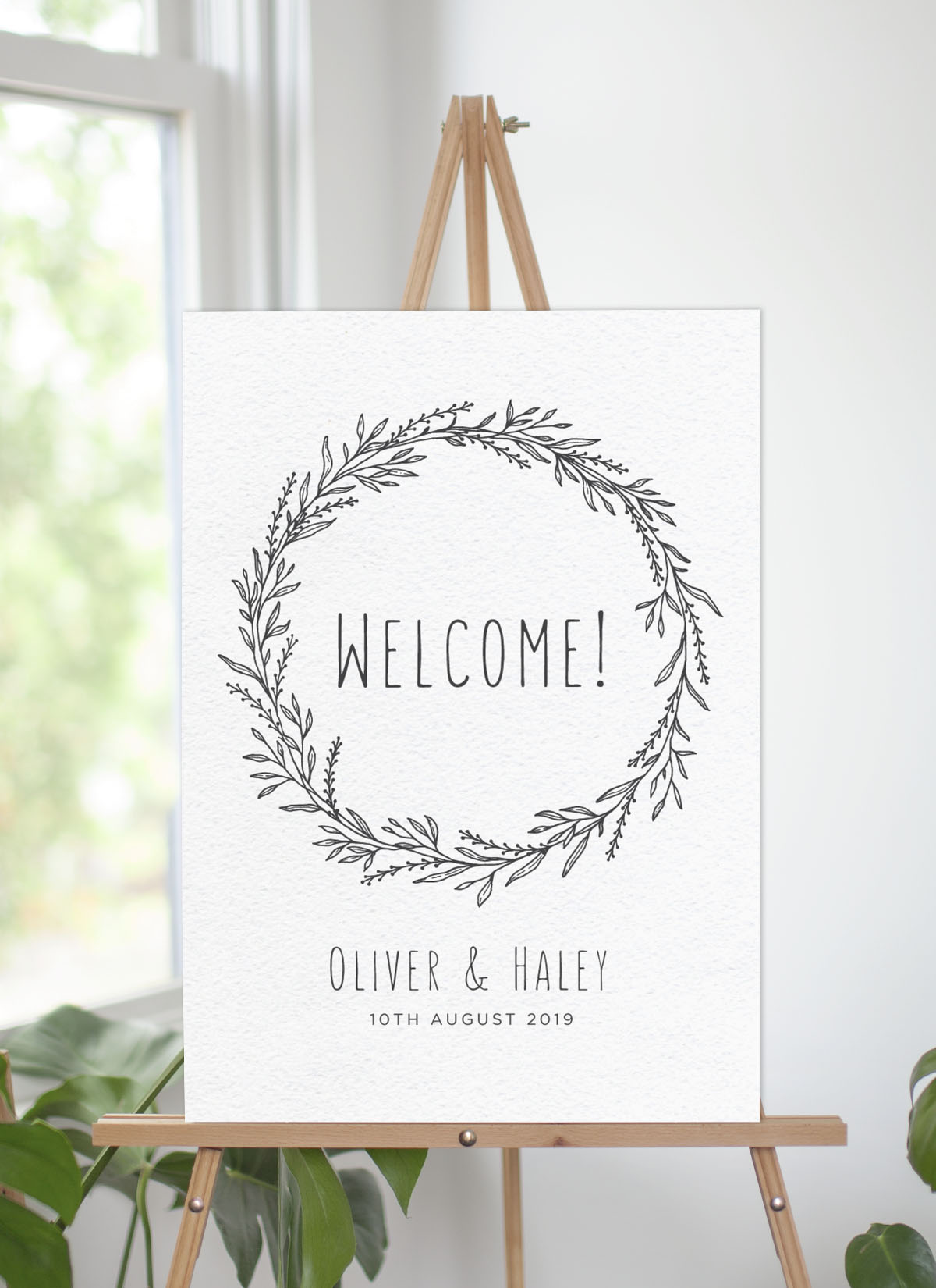 Blank Space Wedding Signs - Digital Printing design preview