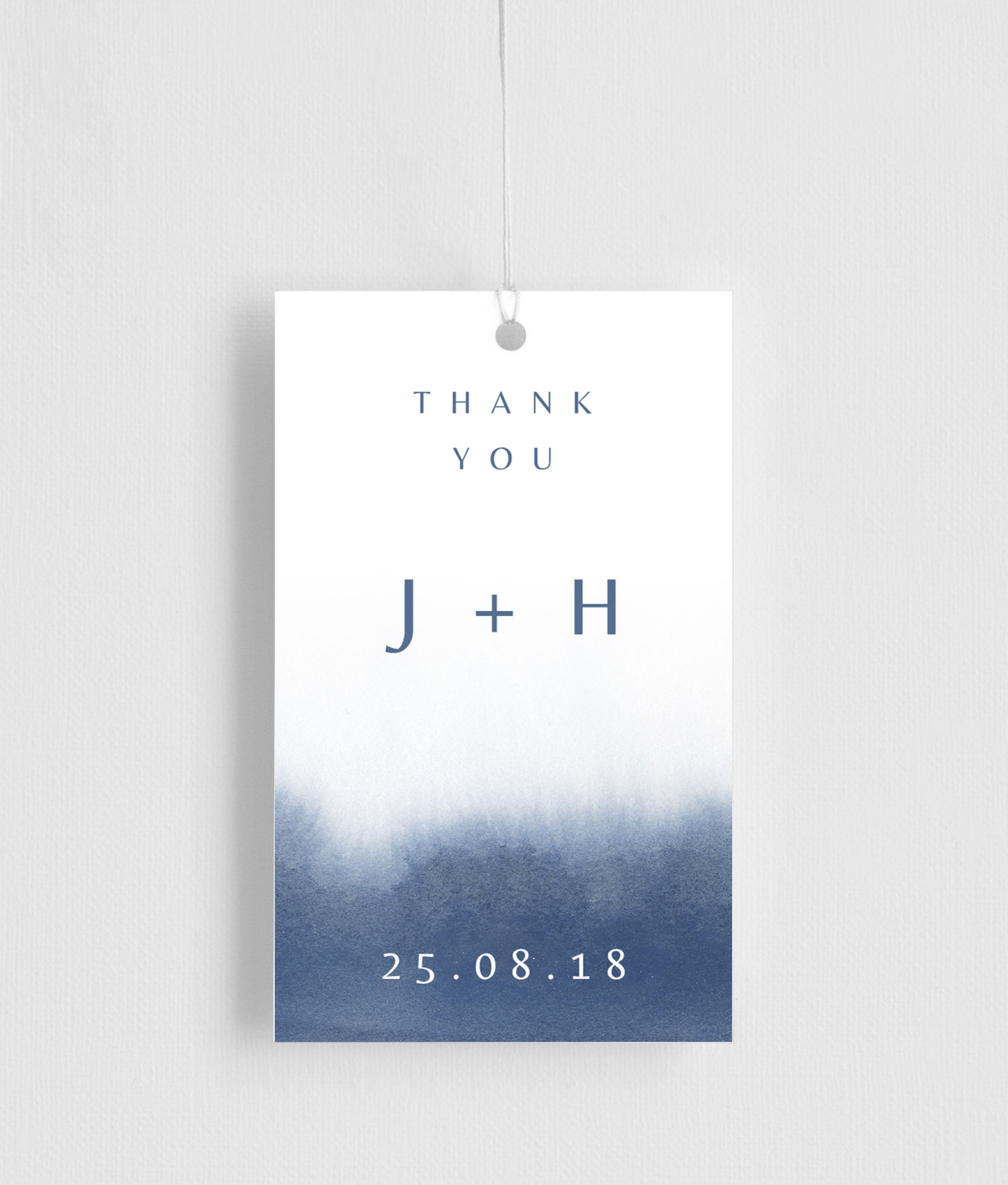 Deep Blue Gift Tags - Digital Printing design preview