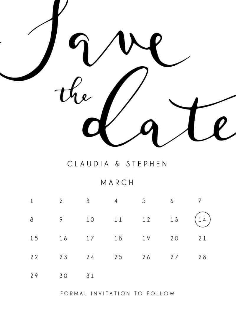 Ink and Nib - Save The Date