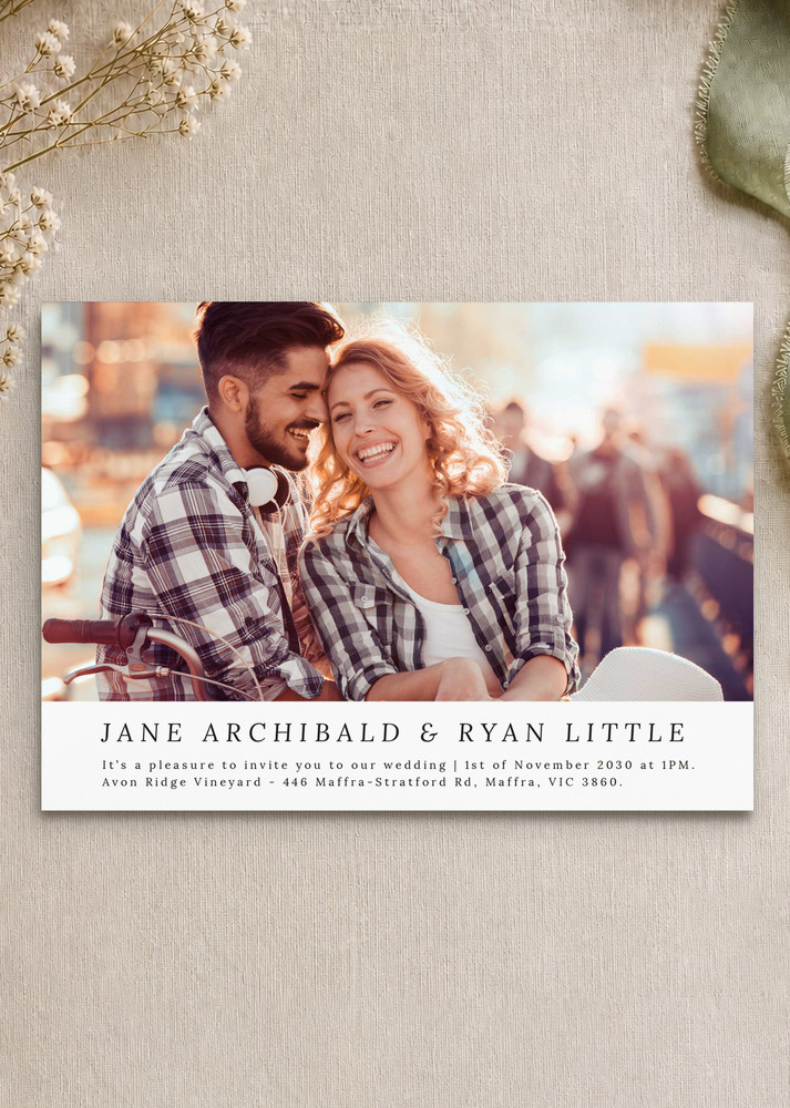 Delicate Lavender Wedding Invitations - Digital Printing design preview