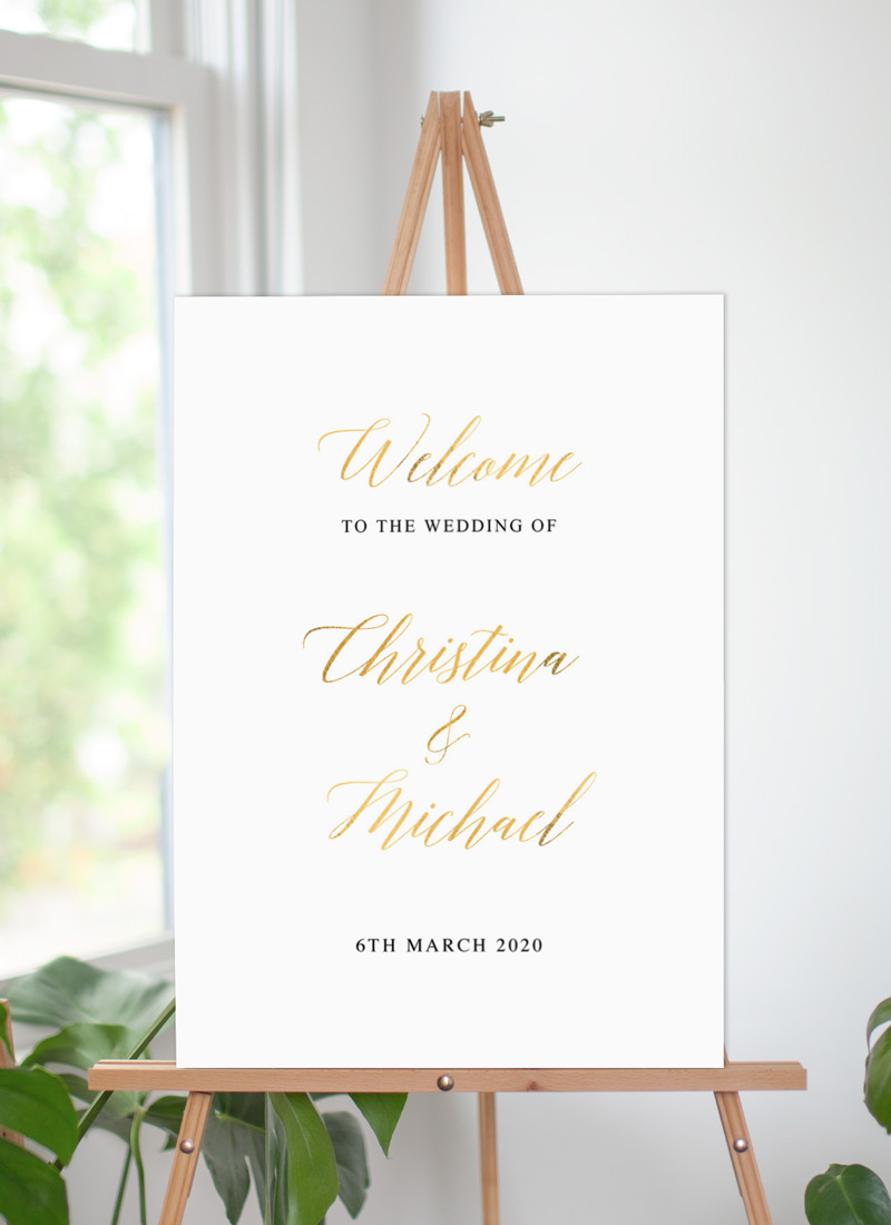 Athena's Crown - Wedding Signs