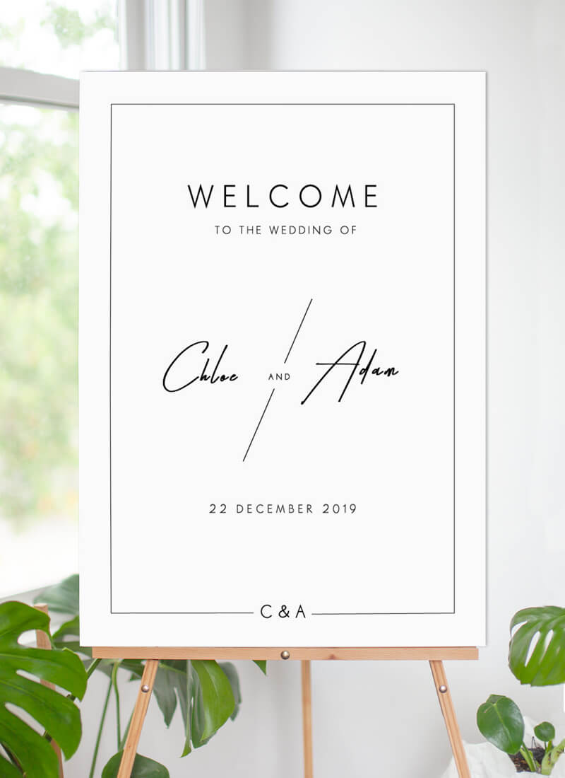 Modern Mode - Wedding Signs