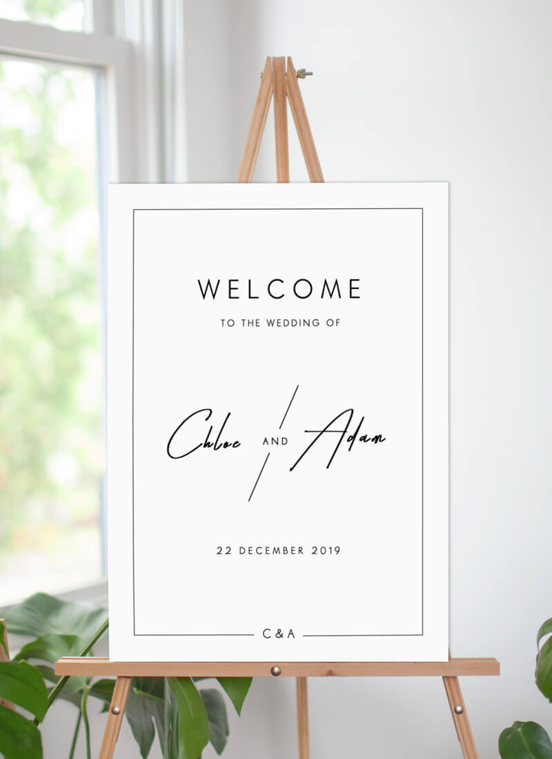 Modern Mode - Wedding Signs