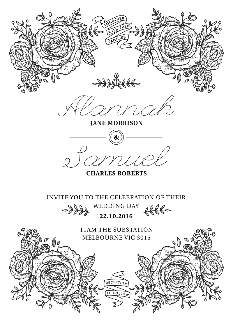 Botanic | Letterpress | Wedding Invitations