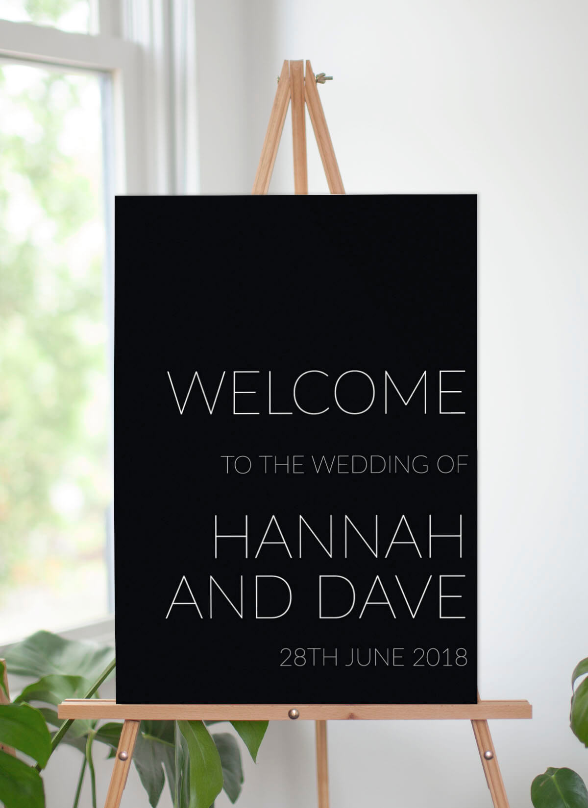 Narrow | Digital Printing | Wedding Signs