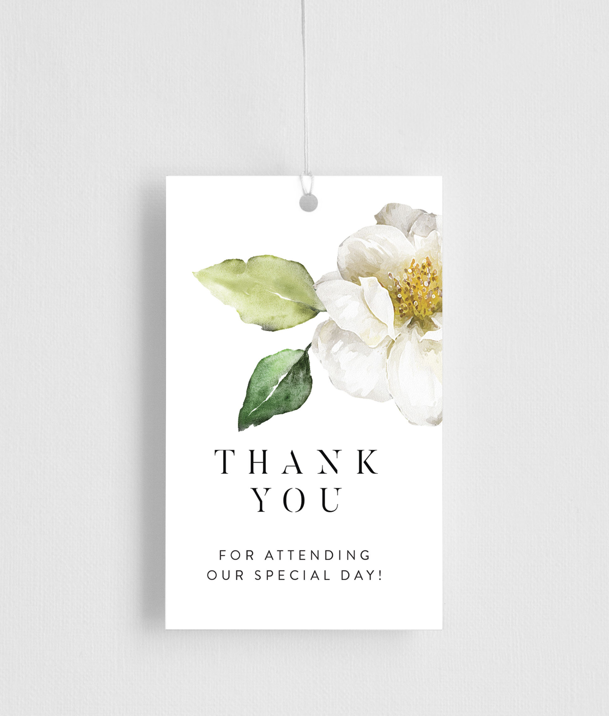 White Garden Gift Tags - Digital Printing design preview