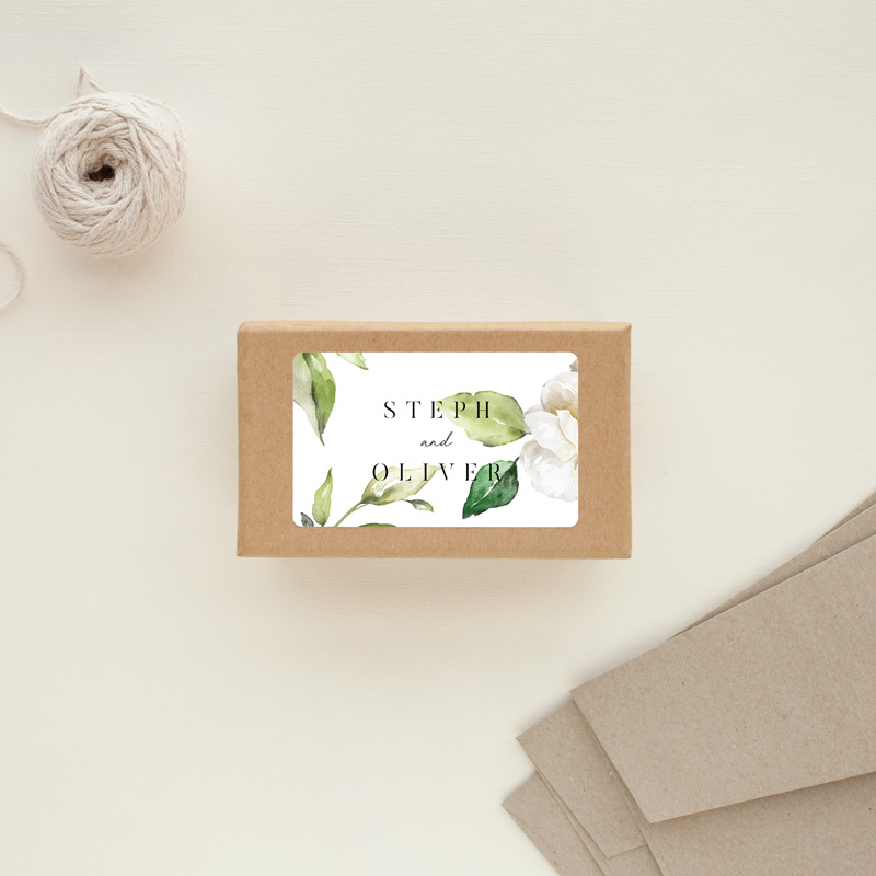 White Garden Stickers - Digital Printing design preview