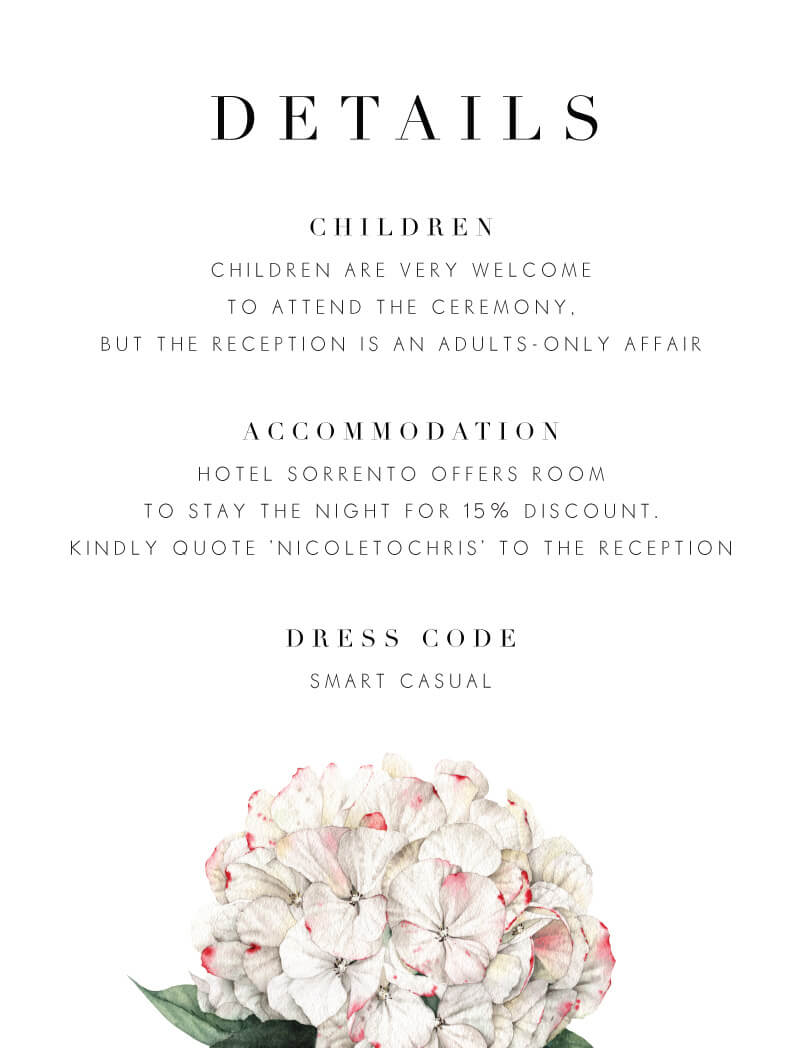 Hydrangea - Information Cards