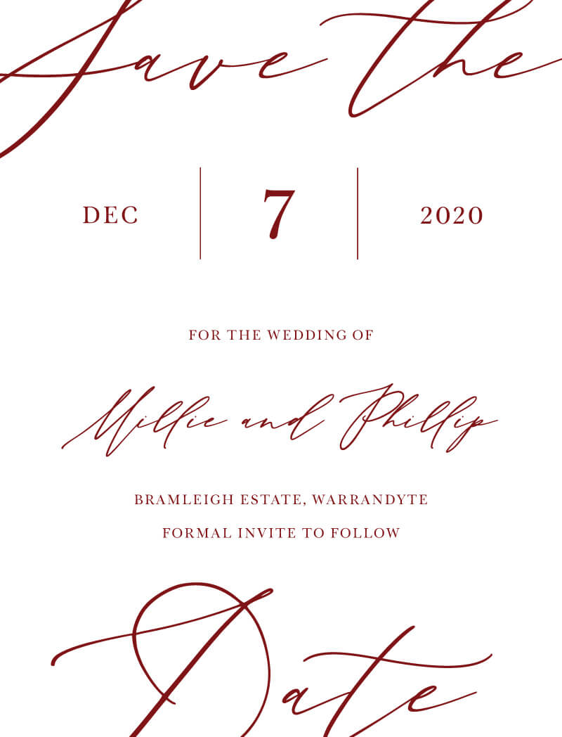 The Letters - Save The Date